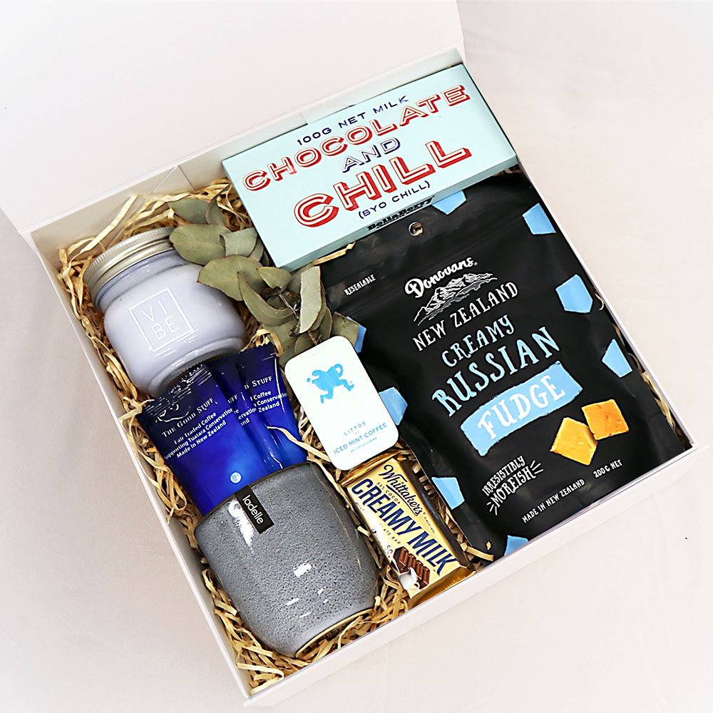 Sympathy Gift Baskets Christchurch Thinking Of You Gift Box Loaded