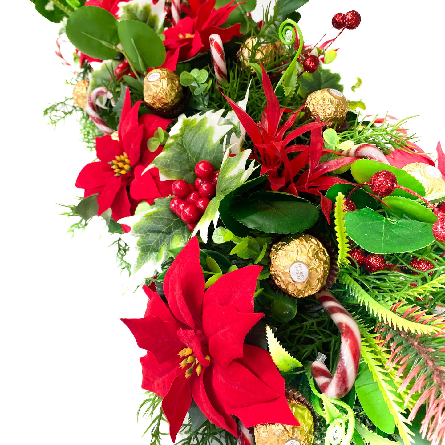 Christmas Table Arrangement with Chocolates