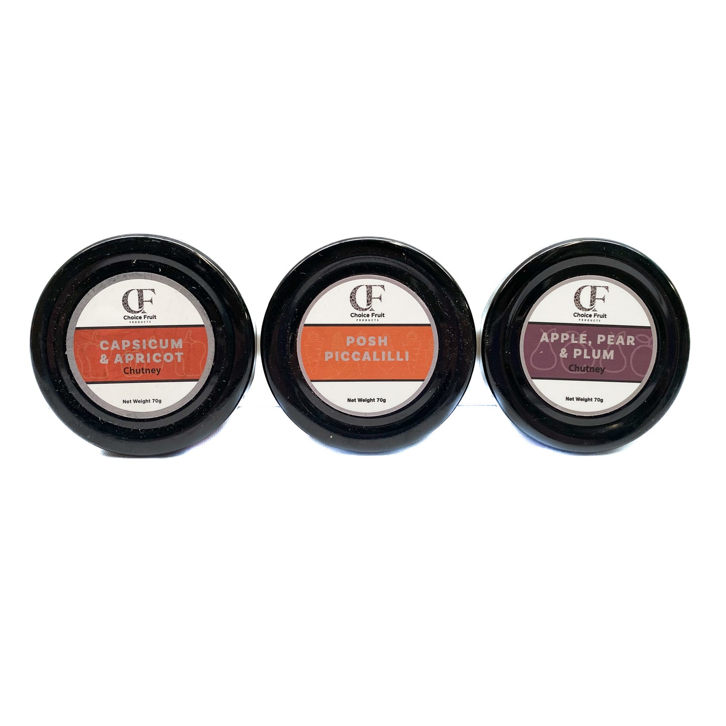 Choice fruits Chutneys 70gs