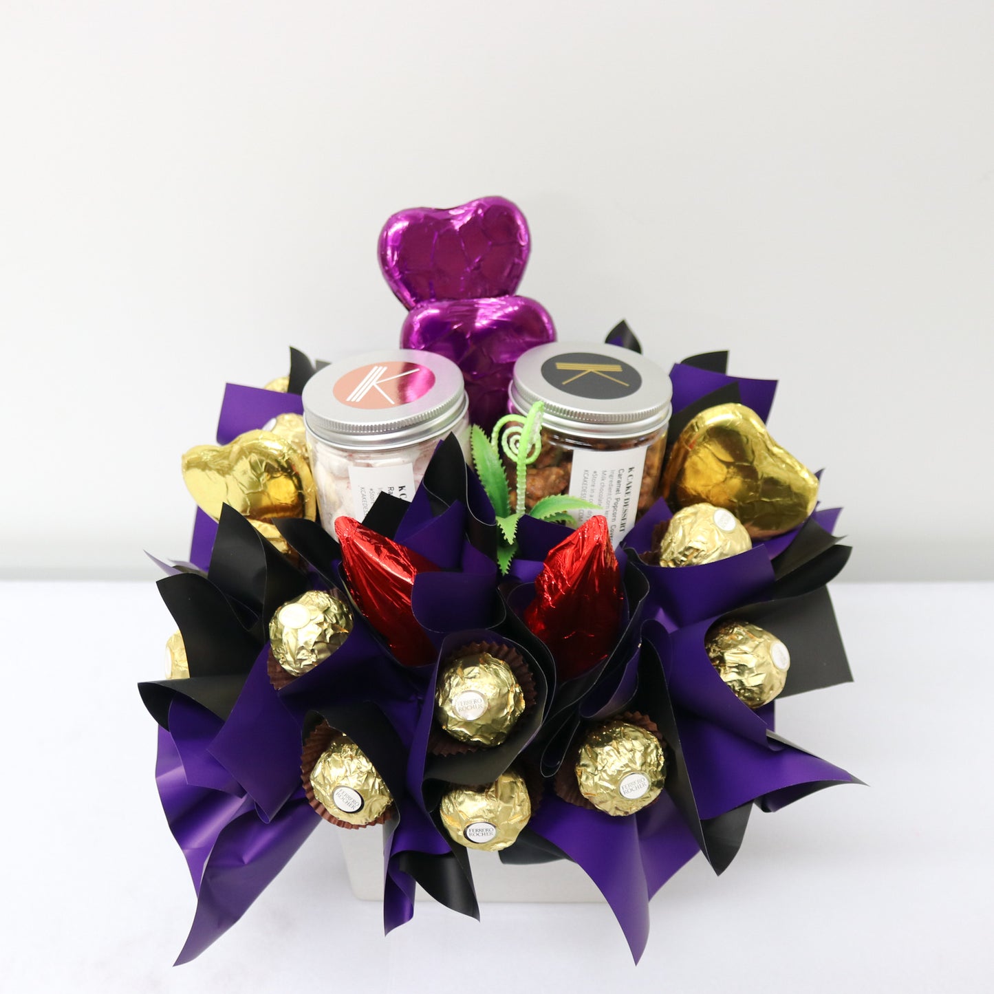 Chocolate Arrangement in a ceramic Jar