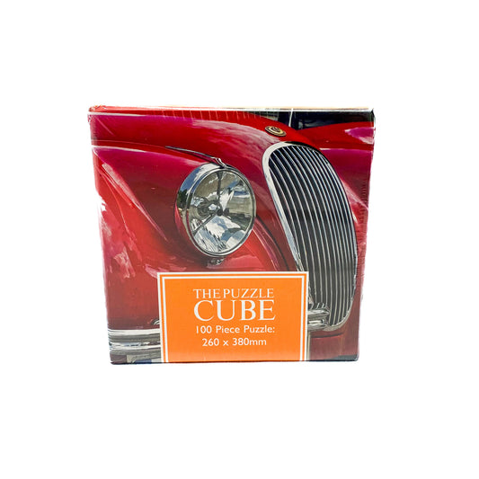 100PC Cube Jigsaw Vintage Vehicles