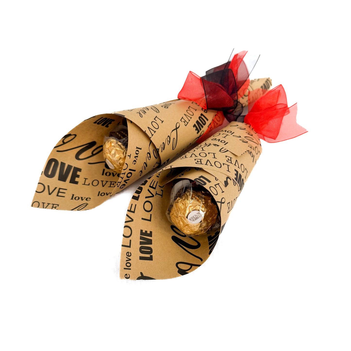 Single wrapped Ferrero Rocher.