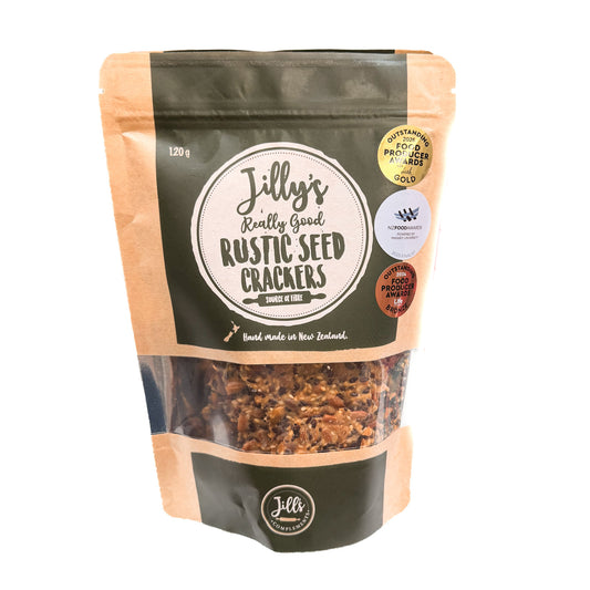 Jilly's Rustic Seed Crackers