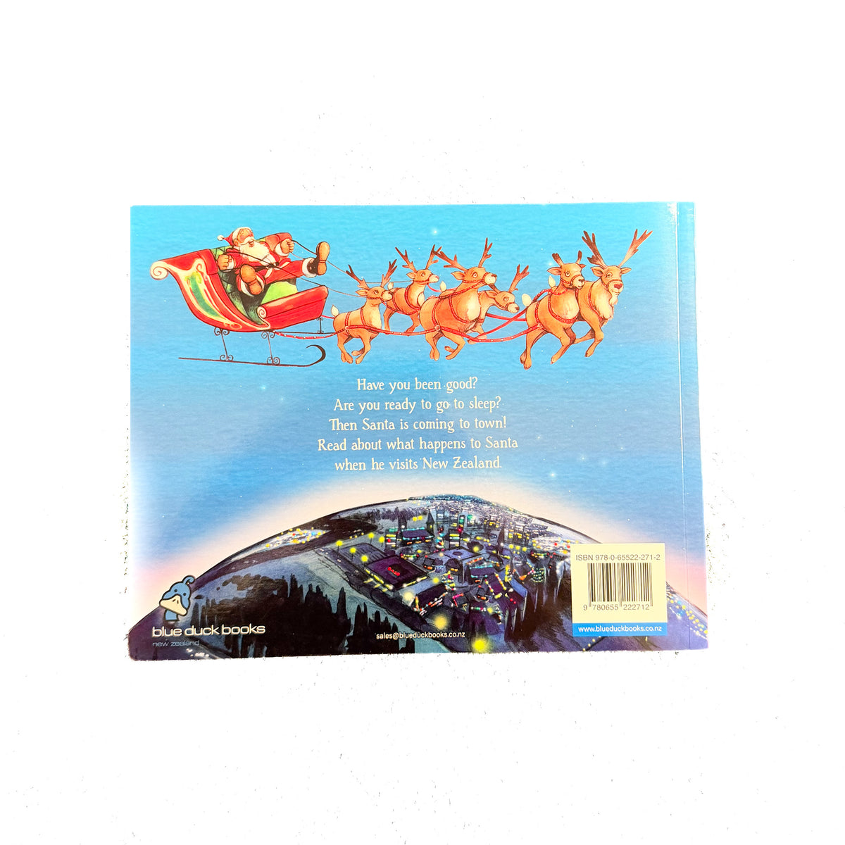 Santa is coming to New Zealand book