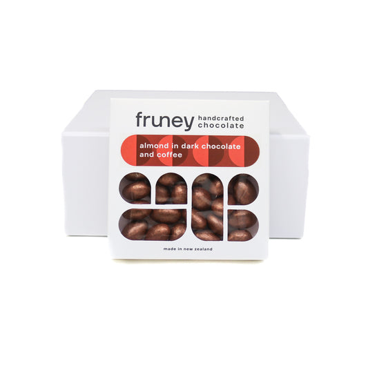 Fruney - Almond in dark chocolate & coffee 80g