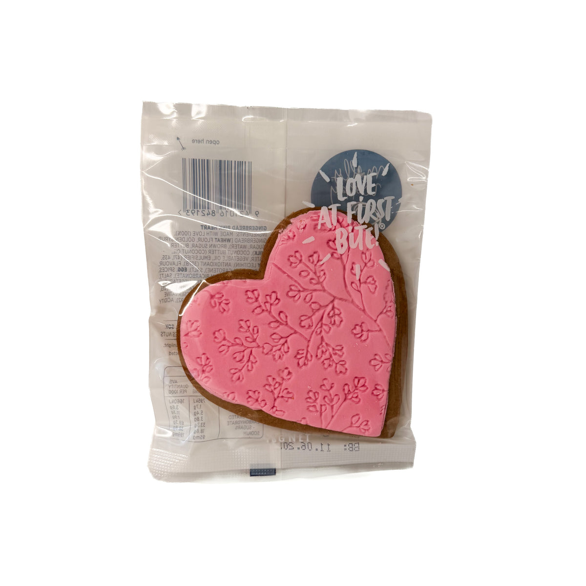 Molly Woppy Gingerbread Pink Heart 48g